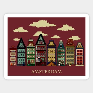 Amsterdam red Magnet